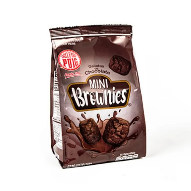 Mini Brownies De Chocolate 175Gr