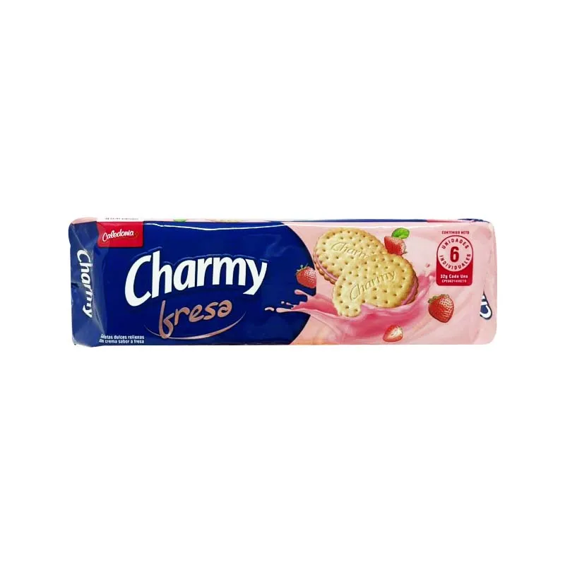 Charmy Galleta Fresa 192gr