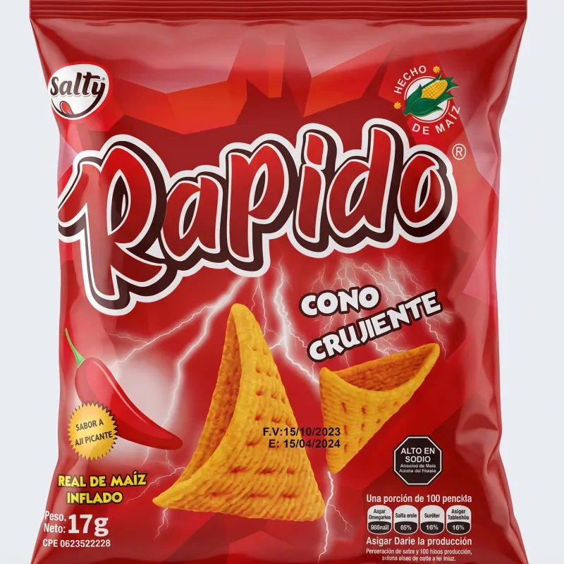 CONO CRUJIENTE PICANTE 17G