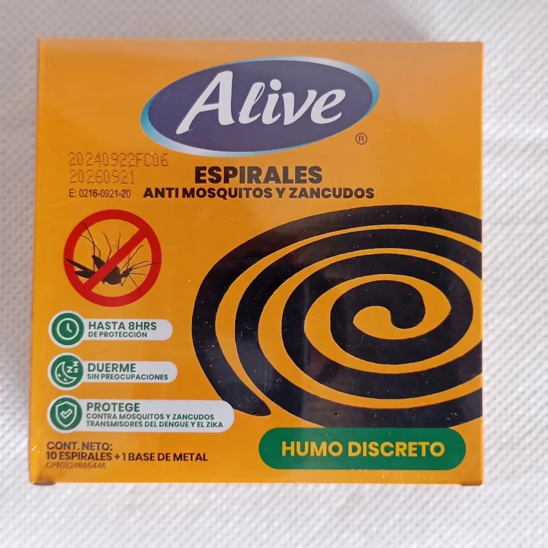 ESPIRALES ANTIMOSQUITO Y ZANCUDOS