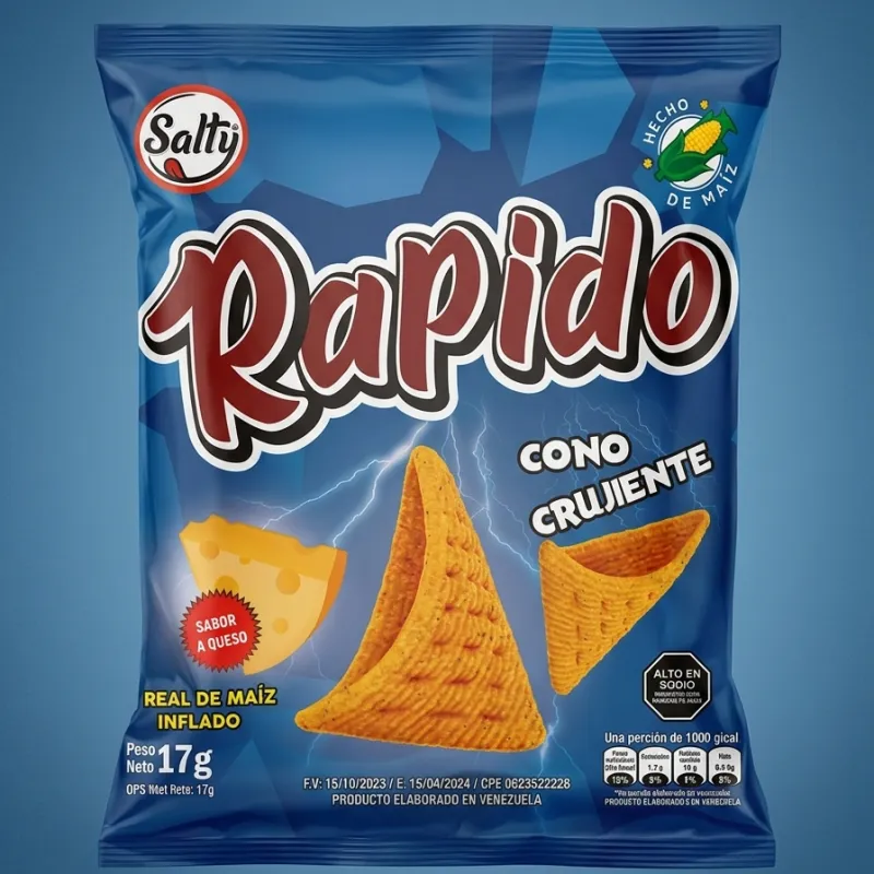 CONO CRUJIENTE QUESO 17G